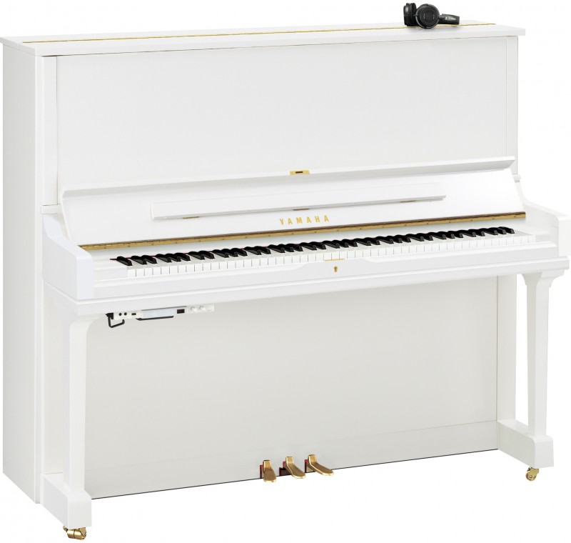 Yamaha YUS3 SH3 PWH Silent Klavier Weiss poliert
