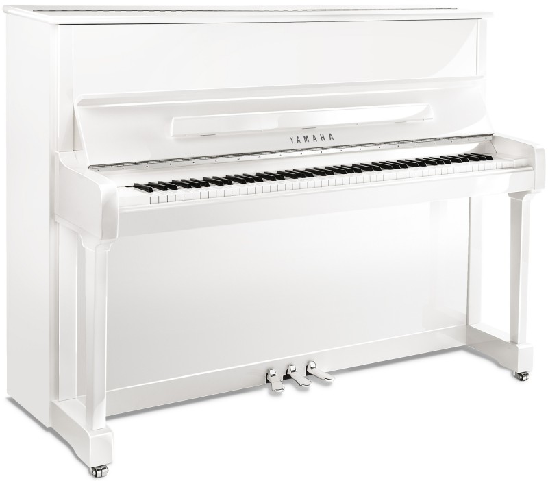 Yamaha P121 M PWHC Klavier Weiss poliert Chrom