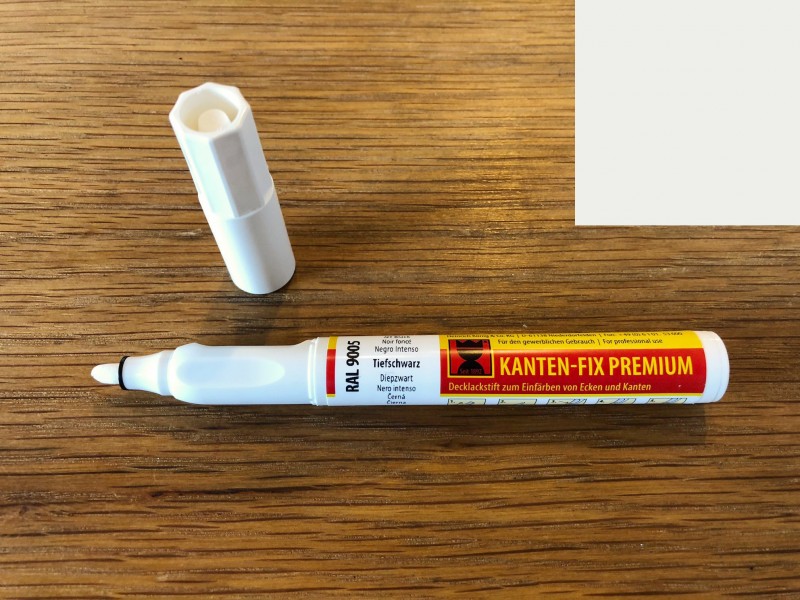 KÖNIG Lackstift "Kanten-Fix Premium" Signalweiß glanz