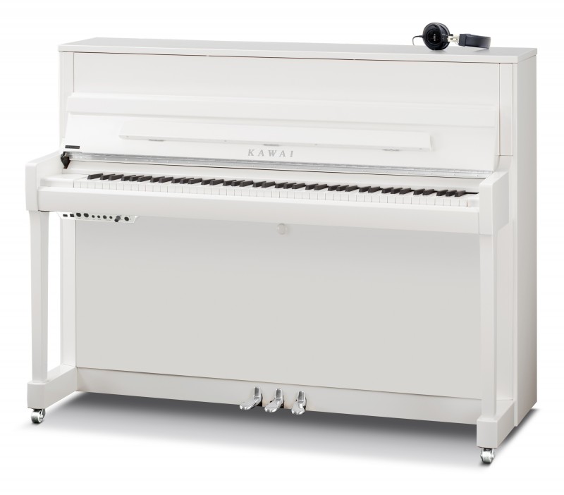 KAWAI K-200 ATX4 S WH/P Klavier Chrom Ausstattung