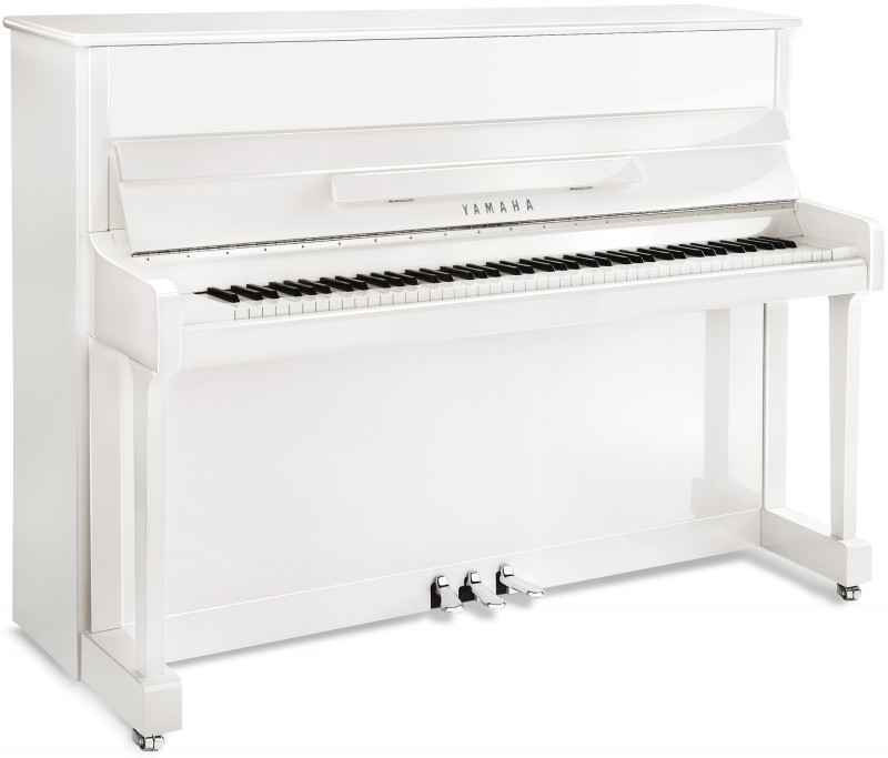 Yamaha P116 M PWHC Klavier Weiss poliert Chrom