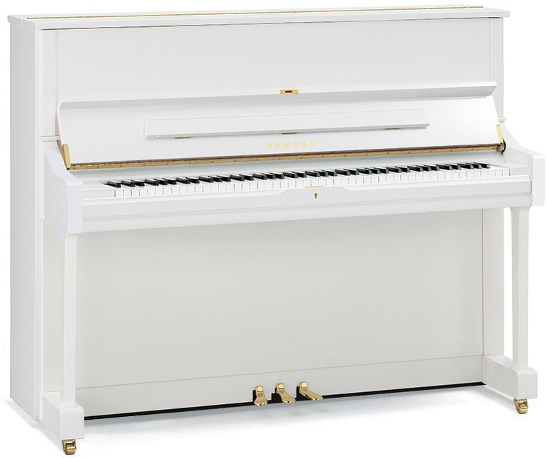 Yamaha U1 Q PWH Klavier Weiss poliert