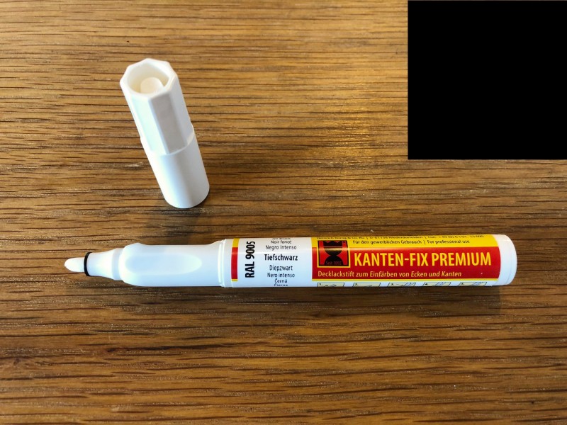 KÖNIG Lackstift "Kanten-Fix Premium" Schwarz glanz