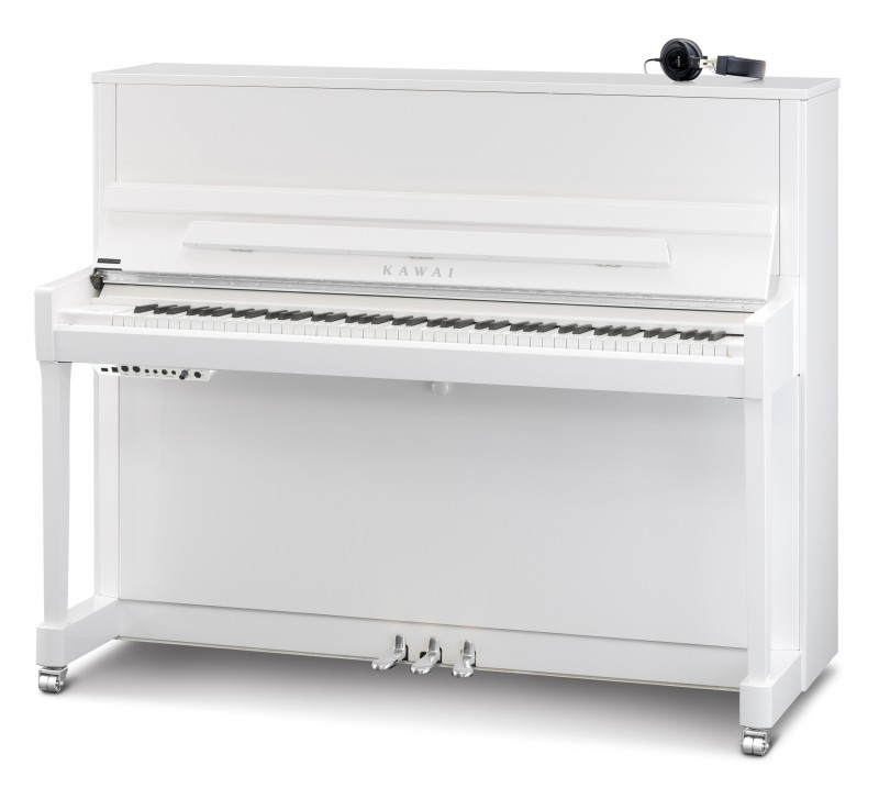 Kawai K-300 ATX4 S WH/P Klavier Chrom Ausstattung