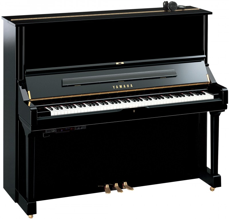 Yamaha U3 SH3 PE Silent Klavier Schwarz poliert