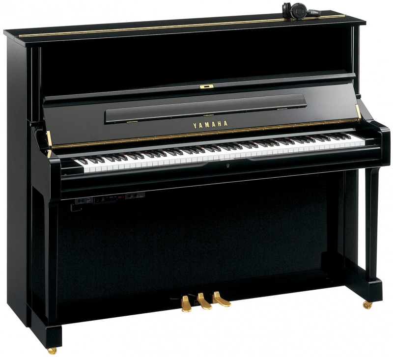 Yamaha U1 SH3 PE Silent Klavier Schwarz poliert