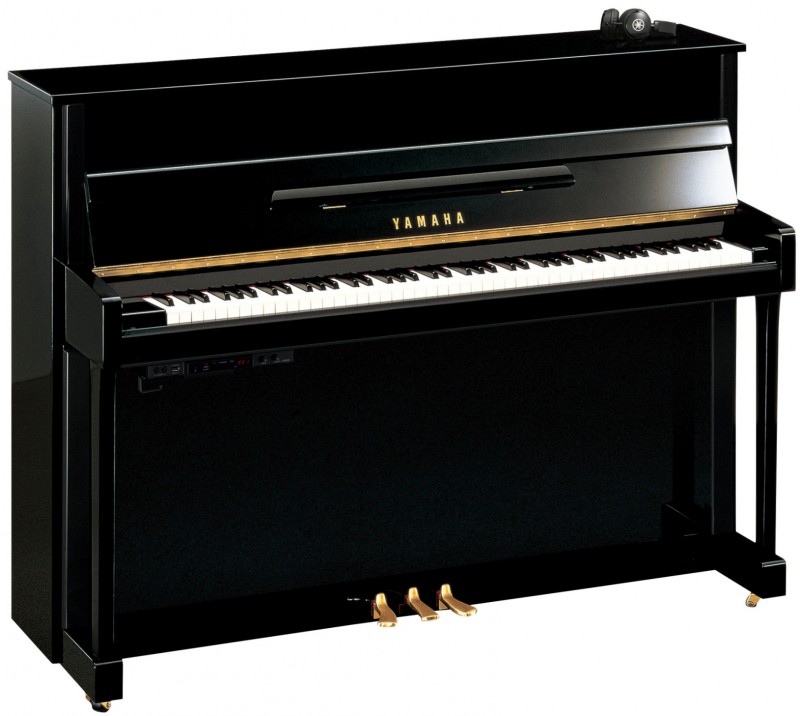 Yamaha B2E SC3 PE Silent Klavier Schwarz poliert