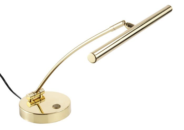 JAHN LED Pianoleuchte 4031 Rondo Messing poliert