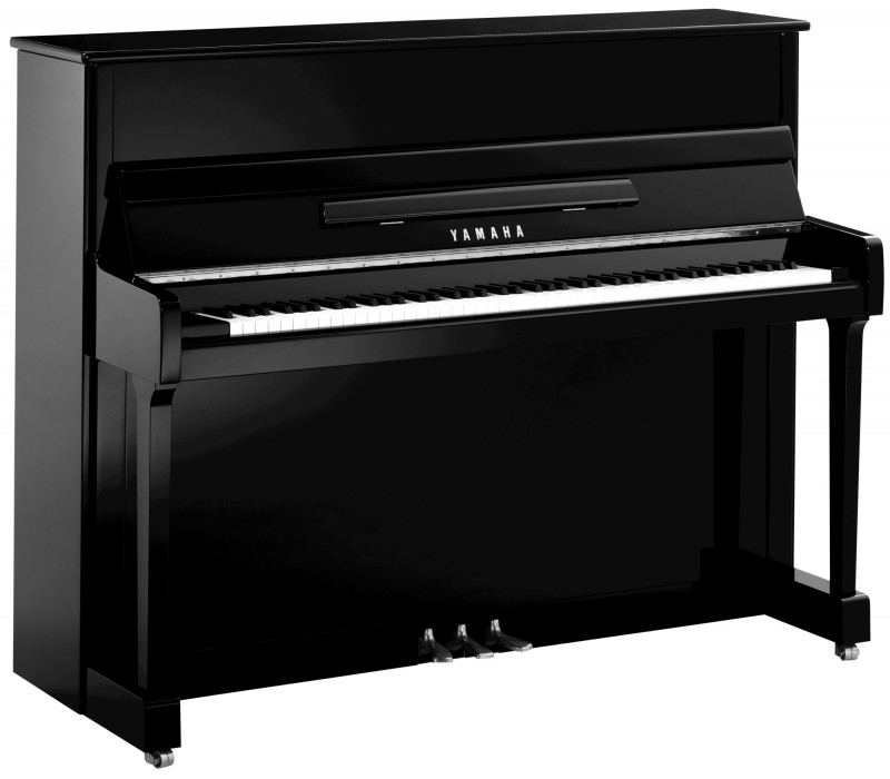 Yamaha P116 M PEC Klavier Schwarz poliert Chrom