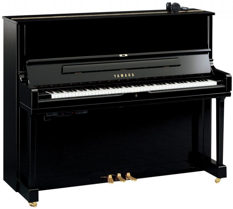 Yamaha YUS1 SH3 PE Silent Klavier Schwarz poliert