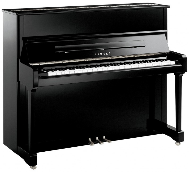 Yamaha P121 M PEC Klavier Schwarz poliert Chrom