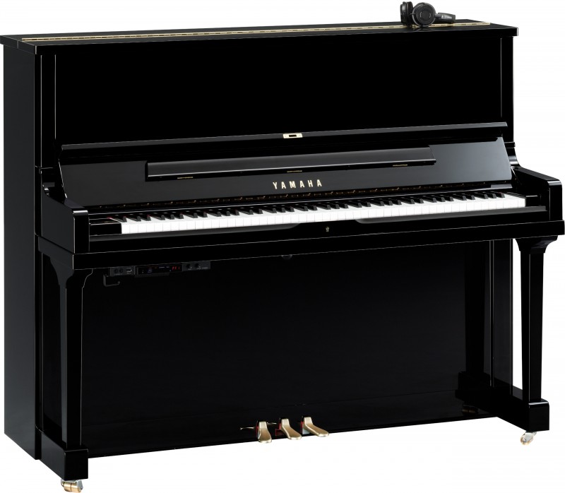 Yamaha SE122 SH3 PE Silent Klavier Schwarz poliert